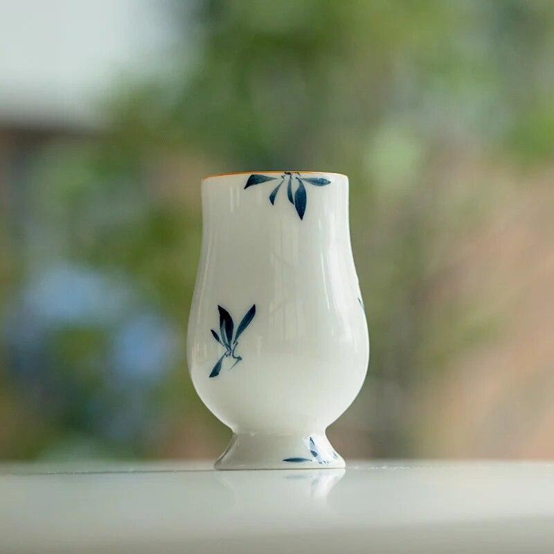 2pc/Set 70ml Pure Hand-painted Butterfly Orchid Art Ceramic Tea Cup White Porcelain High Foot Smell Incense Cup Kung Fu Tea Set
2pc/Set 70ml Pure Hand-painted Butterfly Orchid Art Ceramic Tea Cup White Porcelain High Foot Smell Incense Cup Kung Fu Tea Set