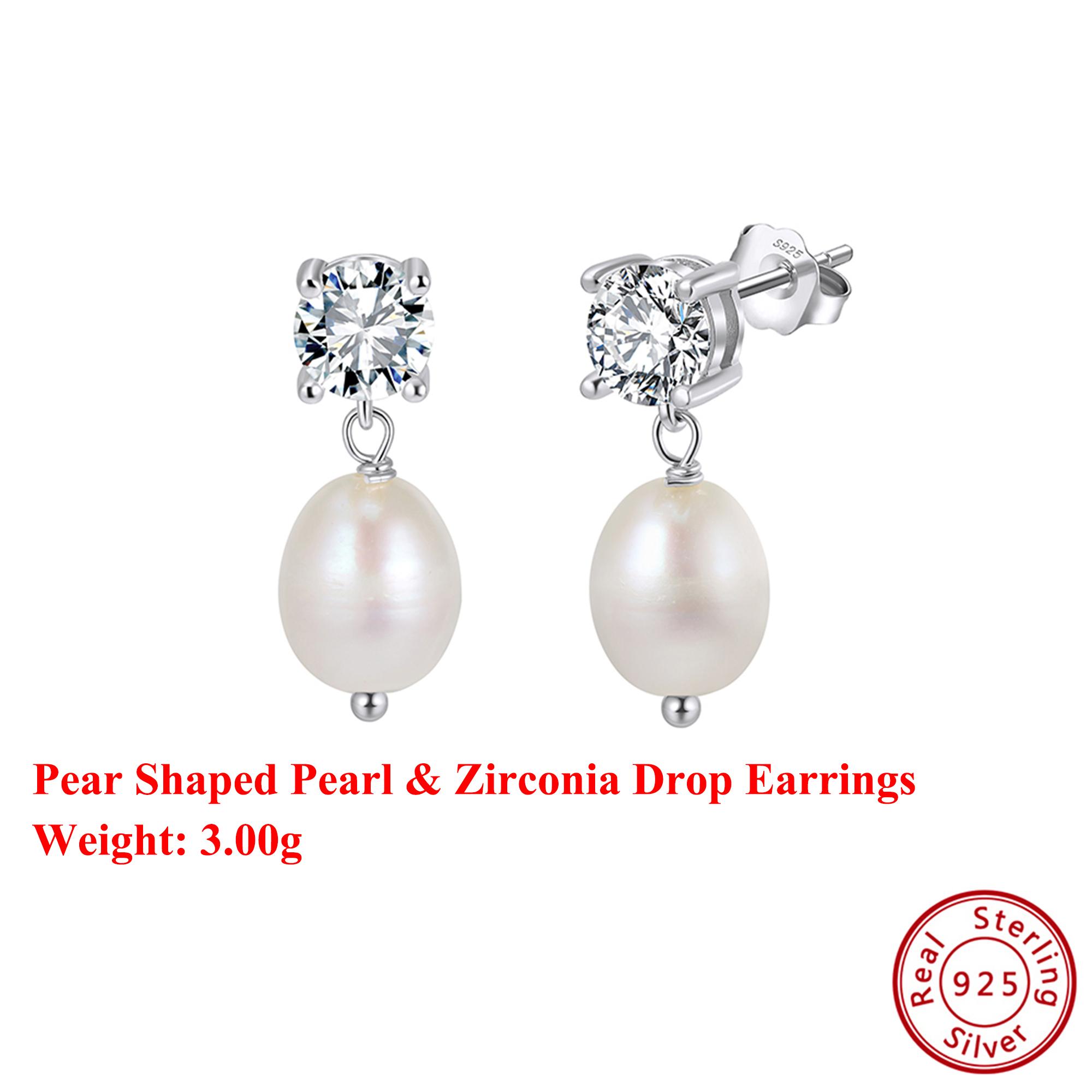 Effie Queen 925 Solid Sterling Silver 14k Gold Pear Shaped & Zirconia Drop Earrings Luxury Jewelry for Women Banquet Gift GPE131 срібний
Effie Queen 925 Solid Sterling Silver 14k Gold Pear Shaped & Zirconia Drop Earrings Luxury Jewelry for Women Banquet Gift GPE131 срібний