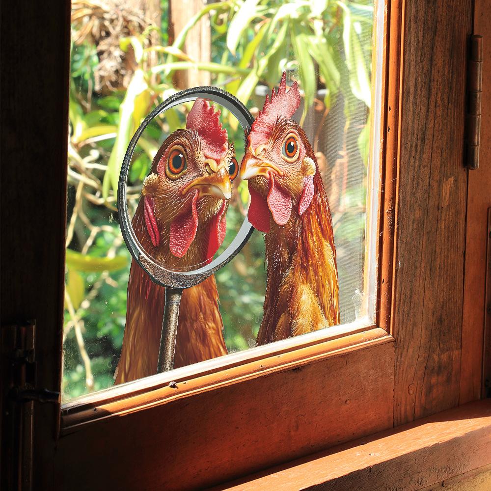 Simulation Fun Rooster Balcony Window Background Beautification Decoration Window Stickers 28*29cm/fun-f520 UV
Simulation Fun Rooster Balcony Window Background Beautification Decoration Window Stickers 28*29cm/fun-f520 UV