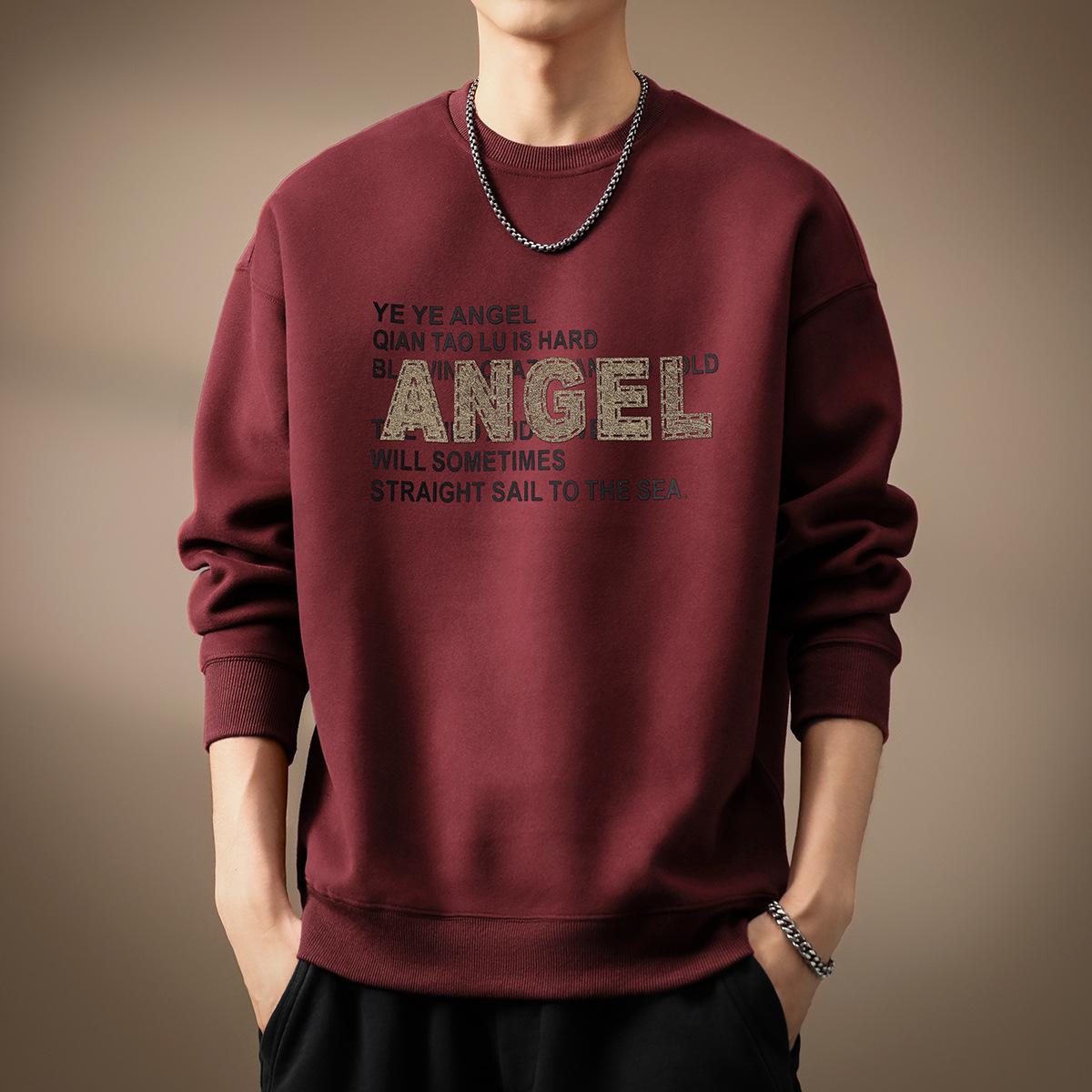 Men s Retro Brushed Fleece Sweatshirt - Spring 2025 High-End Heavyweight with Letter Print L (120-140 lbs)
Men s Retro Brushed Fleece Sweatshirt - Spring 2025 High-End Heavyweight with Letter Print L (120-140 lbs)