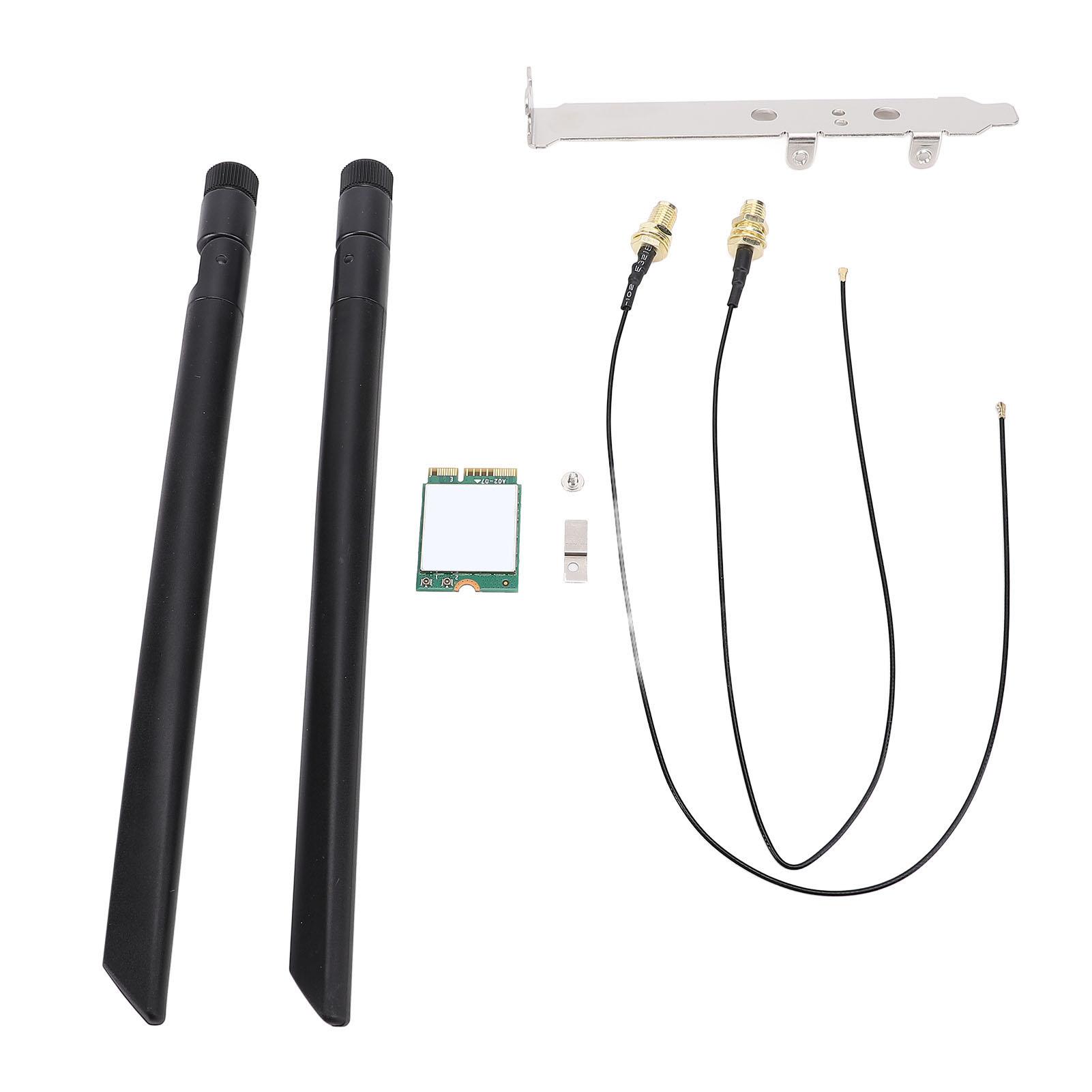 AX201NGW WiFi Card M.2 Interface 2.4Ghz 5Ghz 3000Mbps WiFi 6 Wireless Card for Win10 11 External
AX201NGW WiFi Card M.2 Interface 2.4Ghz 5Ghz 3000Mbps WiFi 6 Wireless Card for Win10 11 External