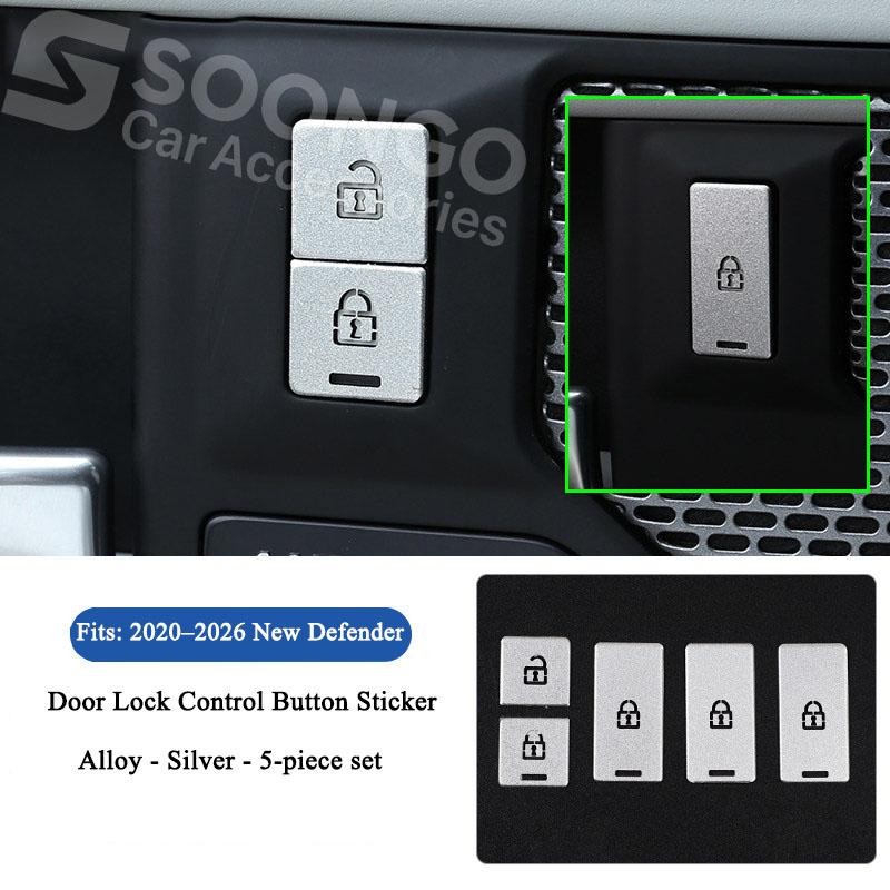 For Land Rover Defender 90 110 130 2020-2026 Car Dashboard Door Button Air Conditioning Protector Decorative Bling Sticker
For Land Rover Defender 90 110 130 2020-2026 Car Dashboard Door Button Air Conditioning Protector Decorative Bling Sticker