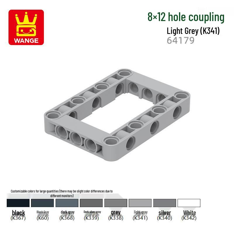 Wange Small Particle Building Blocks 64179: 8x12 Holes Connector Toy Figure 0.1kg (approx. 17 pcs) светло-серый
Wange Small Particle Building Blocks 64179: 8x12 Holes Connector Toy Figure 0.1kg (approx. 17 pcs) светло-серый
