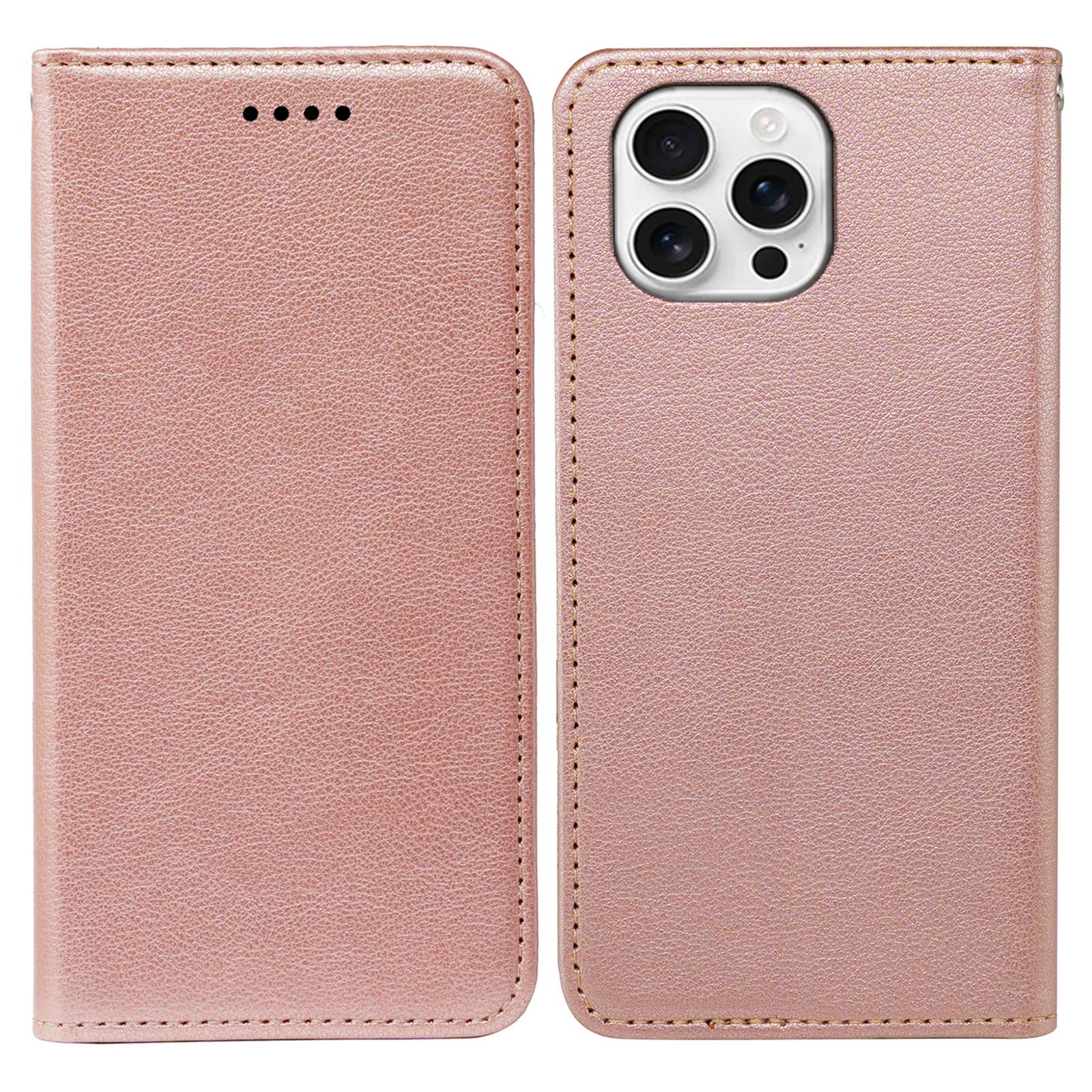 For iPhone 16 Pro Case Wallet RFID Blocking Leather Phone Cover Strong Magnetic Closure Rose Gold
For iPhone 16 Pro Case Wallet RFID Blocking Leather Phone Cover Strong Magnetic Closure Rose Gold