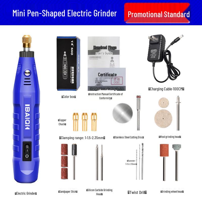 Compact Electric Handheld Grinder for Metal, Wood, and Plastic Cutting and Drilling
Compact Electric Handheld Grinder for Metal, Wood, and Plastic Cutting and Drilling