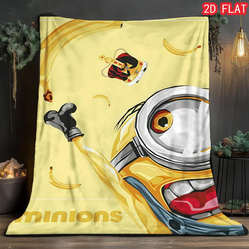 Minions Fluffy Fleece Blanket Warm Cozy Skin-friendly Blanket for Kids Bedroom Living Room Sofa Cute Cartoon Home Decoration 75x90cm
Minions Fluffy Fleece Blanket Warm Cozy Skin-friendly Blanket for Kids Bedroom Living Room Sofa Cute Cartoon Home Decoration 75x90cm
