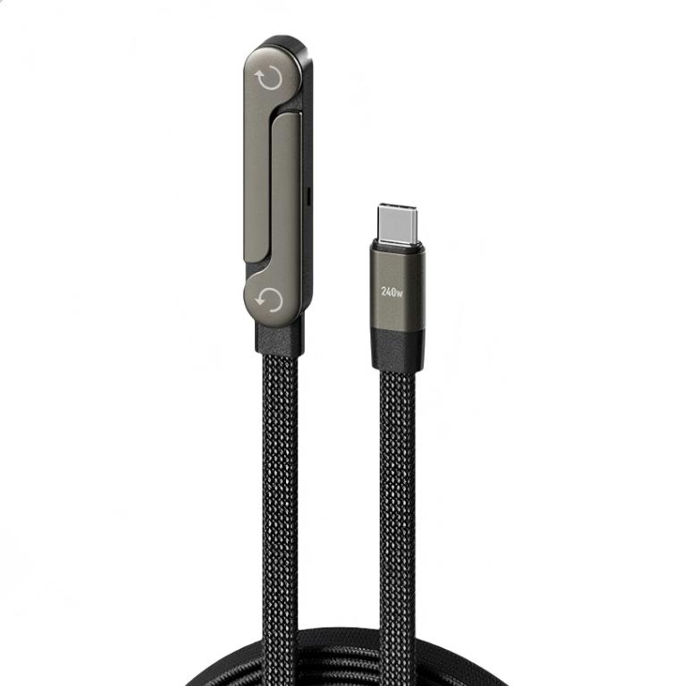 240W 2-in-1 Fast Charging Foldable Phone StandWith 360 Rotating Charging Data Cable Phone Tablet Foldable Mobile Phone Holder
240W 2-in-1 Fast Charging Foldable Phone StandWith 360 Rotating Charging Data Cable Phone Tablet Foldable Mobile Phone Holder
