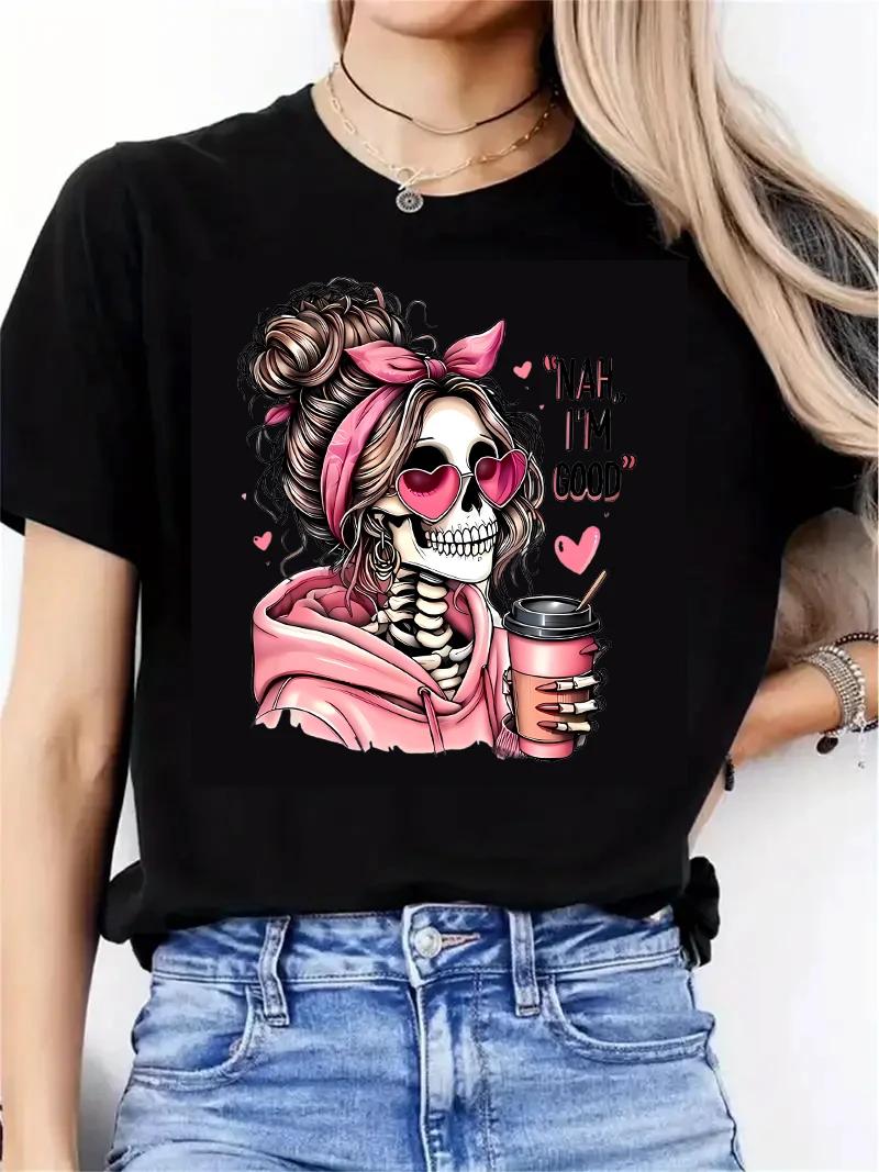 2000s Portrait Skeleton Graphic Print Tshirt Funny Short SleeveClothing Top Harajuku Vintage Casual Shirt Women Aesthetic Tee 4XL
2000s Portrait Skeleton Graphic Print Tshirt Funny Short SleeveClothing Top Harajuku Vintage Casual Shirt Women Aesthetic Tee 4XL