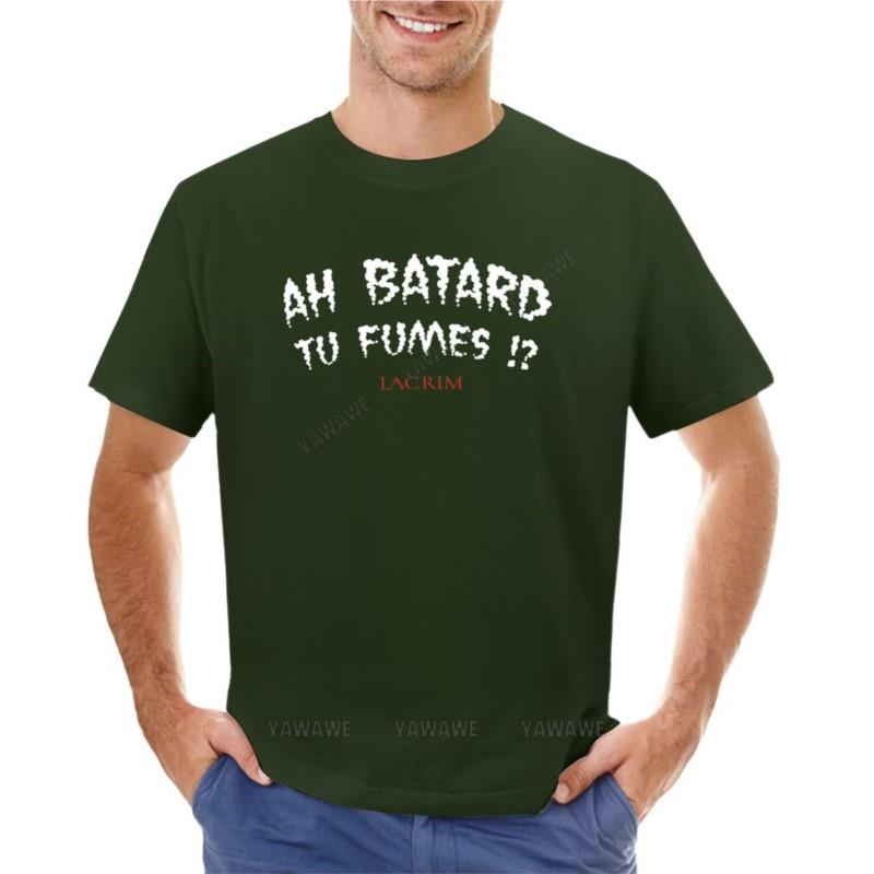 Ah batard tu fumes ! LACRIM T-Shirt plain t-shirt quick drying shirt Short sleeve tee vintage clothes funny t shirts for men XL
Ah batard tu fumes ! LACRIM T-Shirt plain t-shirt quick drying shirt Short sleeve tee vintage clothes funny t shirts for men XL