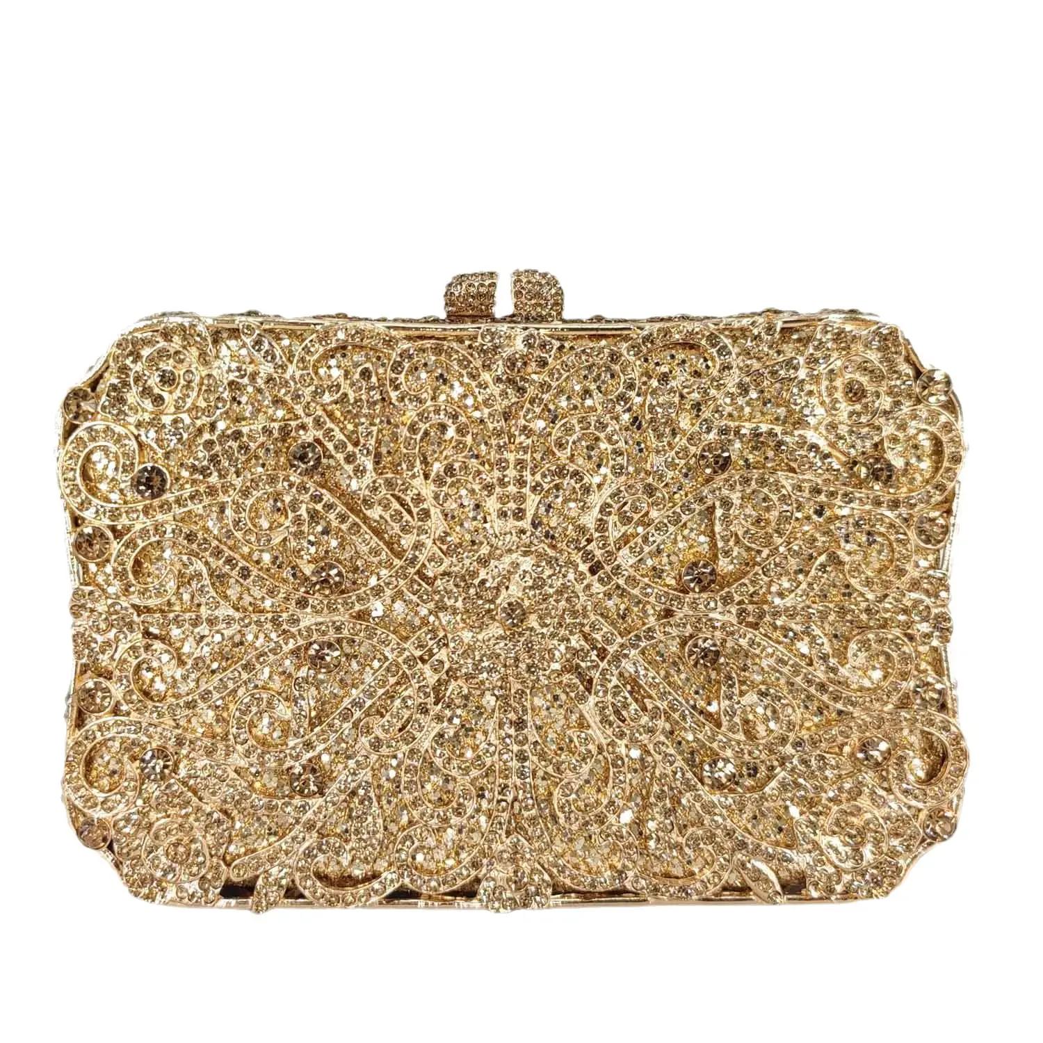 Boutique De FGG Luxury Flower Crystal Evening Bags and Clutches for Women, Rhinestone Clutch Purses, Floral Minaudiere Handbag Mini
Boutique De FGG Luxury Flower Crystal Evening Bags and Clutches for Women, Rhinestone Clutch Purses, Floral Minaudiere Handbag Mini