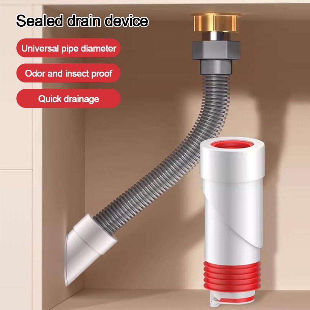 Useful 45° Drain Pipe Seal Plug Stopper Insect Prevention Washbasin Floor Drain Core Anti Odor Sewer Strainer Plug белый
Useful 45° Drain Pipe Seal Plug Stopper Insect Prevention Washbasin Floor Drain Core Anti Odor Sewer Strainer Plug белый