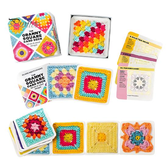 Колода карт «Бабушкин квадрат» 50 смешанных узоров для вязания крючком Колода карт Блоки для вязания крючком Одежда Аксессуары для взрослых Начинающий A
Колода карт «Бабушкин квадрат» 50 смешанных узоров для вязания крючком Колода карт Блоки для вязания крючком Одежда Аксессуары для взрослых Начинающий A