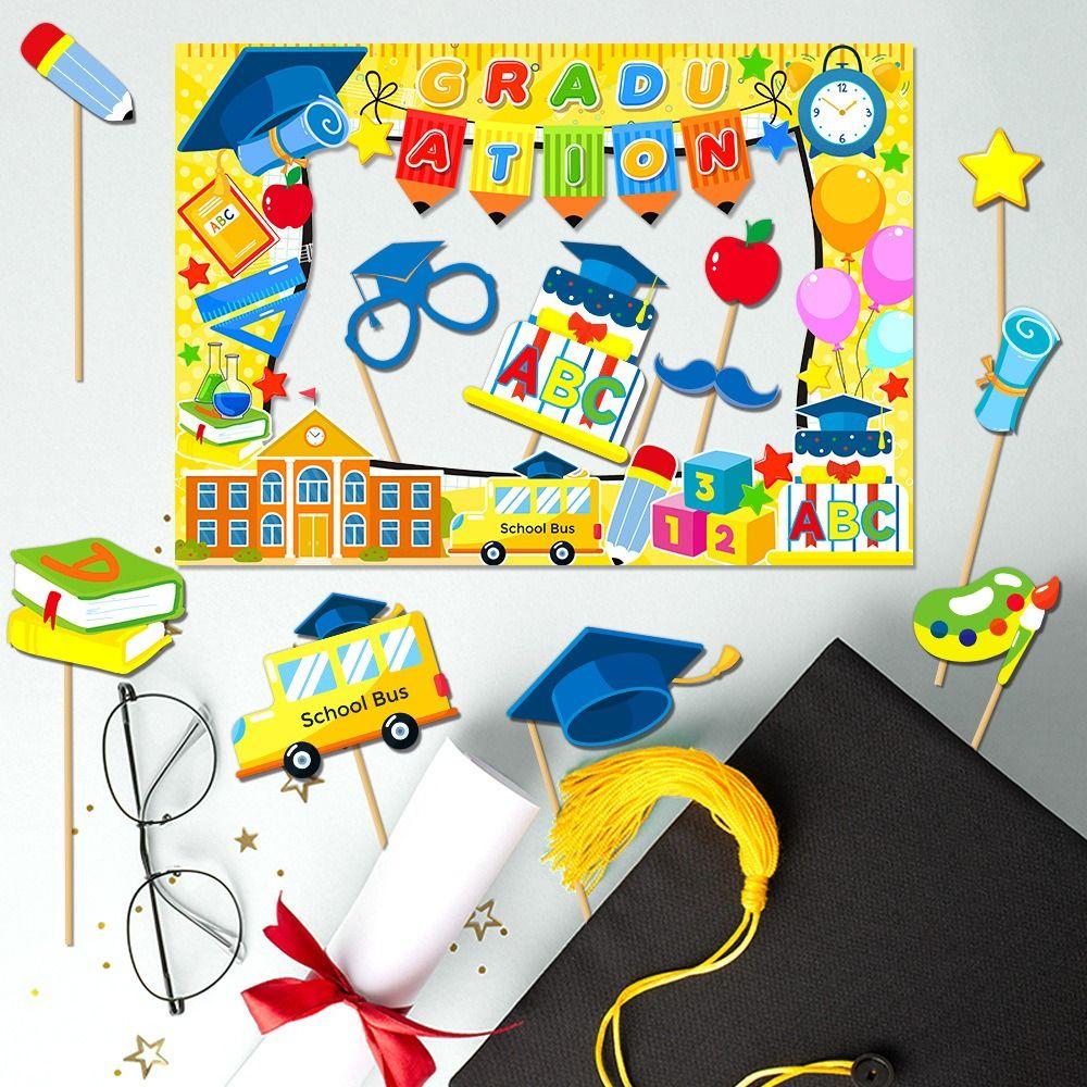 Paper Graduation Season Photo Props Cartoon Dress Up Costume Mask Photo Booth Props Kindergarten Style 1
Paper Graduation Season Photo Props Cartoon Dress Up Costume Mask Photo Booth Props Kindergarten Style 1