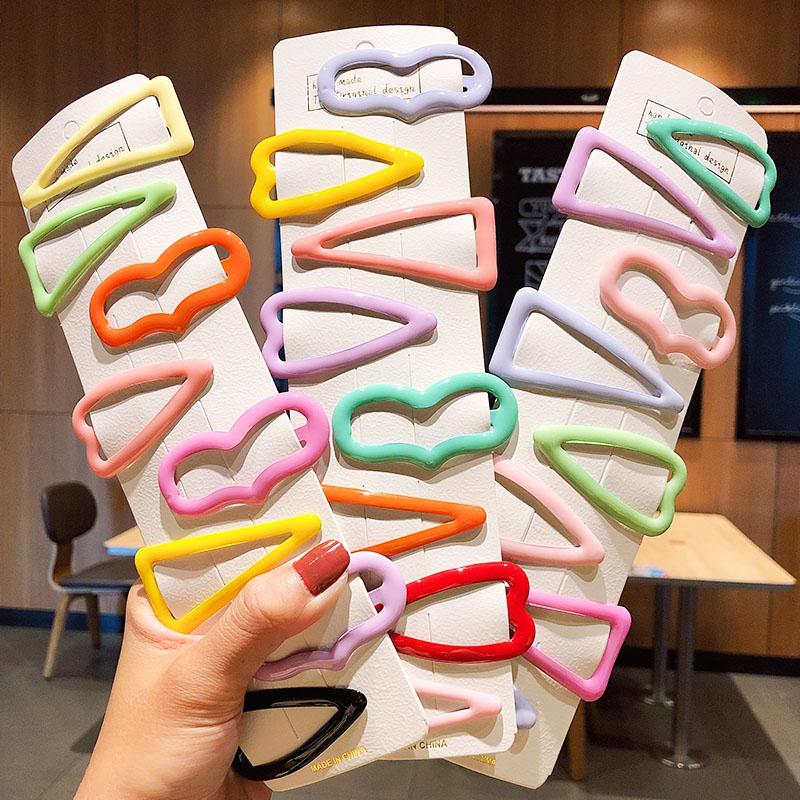6PCS/Set New Women Girls Cute Colorful Heart Triangle Hairpins Sweet Hair Clips Barrettes Hair Ornament Fashion Hair Accessories
6PCS/Set New Women Girls Cute Colorful Heart Triangle Hairpins Sweet Hair Clips Barrettes Hair Ornament Fashion Hair Accessories