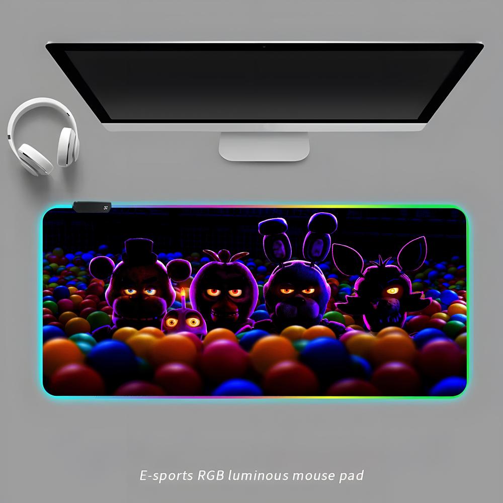 F-Five N-nights A-at F-Freddy Коврик для мыши RGB Игровой коврик для мыши Настольный коврик HD Игровой Большой светодиодный свет XXL Коврики для мыши RGB600x300x3mm
F-Five N-nights A-at F-Freddy Коврик для мыши RGB Игровой коврик для мыши Настольный коврик HD Игровой Большой светодиодный свет XXL Коврики для мыши RGB600x300x3mm