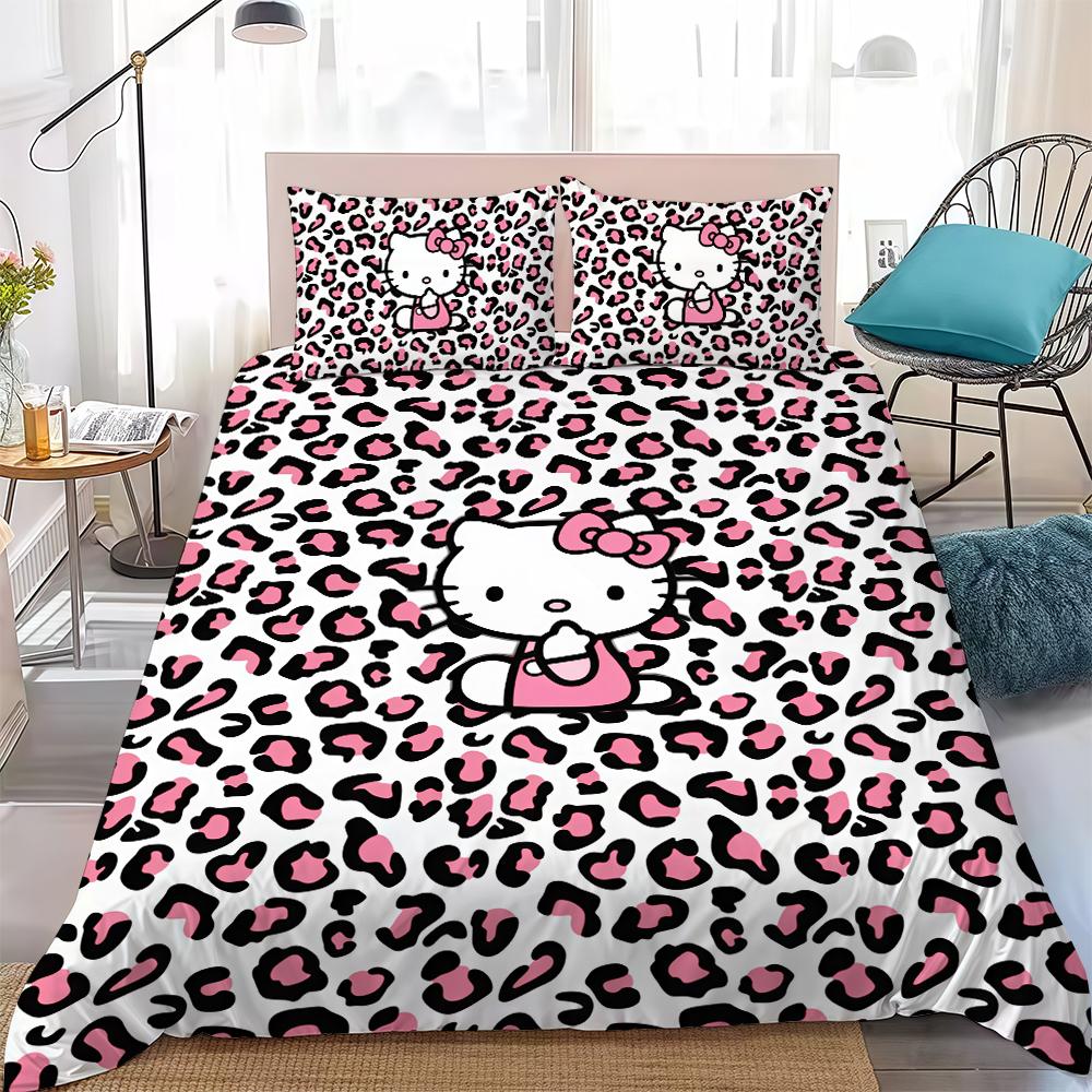 H-Hello Cute K-Kitty Duvet Cover Set Home Style Bedding Soft Laundry Cotton Bed 3 Piece Set Student Dormitory Gift 135x200cm
H-Hello Cute K-Kitty Duvet Cover Set Home Style Bedding Soft Laundry Cotton Bed 3 Piece Set Student Dormitory Gift 135x200cm