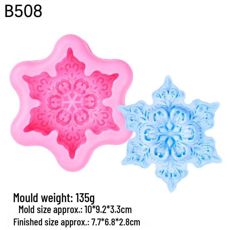 3D форма для свечей и мыла «Снежинка» для рождественского творчества
3D форма для свечей и мыла «Снежинка» для рождественского творчества