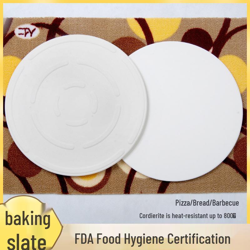 Jinqing Stone 13 Ceramic Pizza Baking Stone Slab - Round Pizza Pan 280mm*10mm брудно-білий
Jinqing Stone 13 Ceramic Pizza Baking Stone Slab - Round Pizza Pan 280mm*10mm брудно-білий
