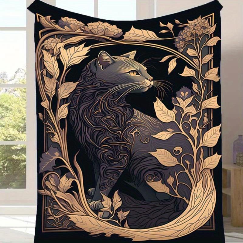 1pc Black Cat Pattern Blanket,Soft And Comfortable Blanket, Travel Sofa Bed, Office Home Decor, Birthday Gift Blanket, Boys, Girls 130cmx150cm
1pc Black Cat Pattern Blanket,Soft And Comfortable Blanket, Travel Sofa Bed, Office Home Decor, Birthday Gift Blanket, Boys, Girls 130cmx150cm