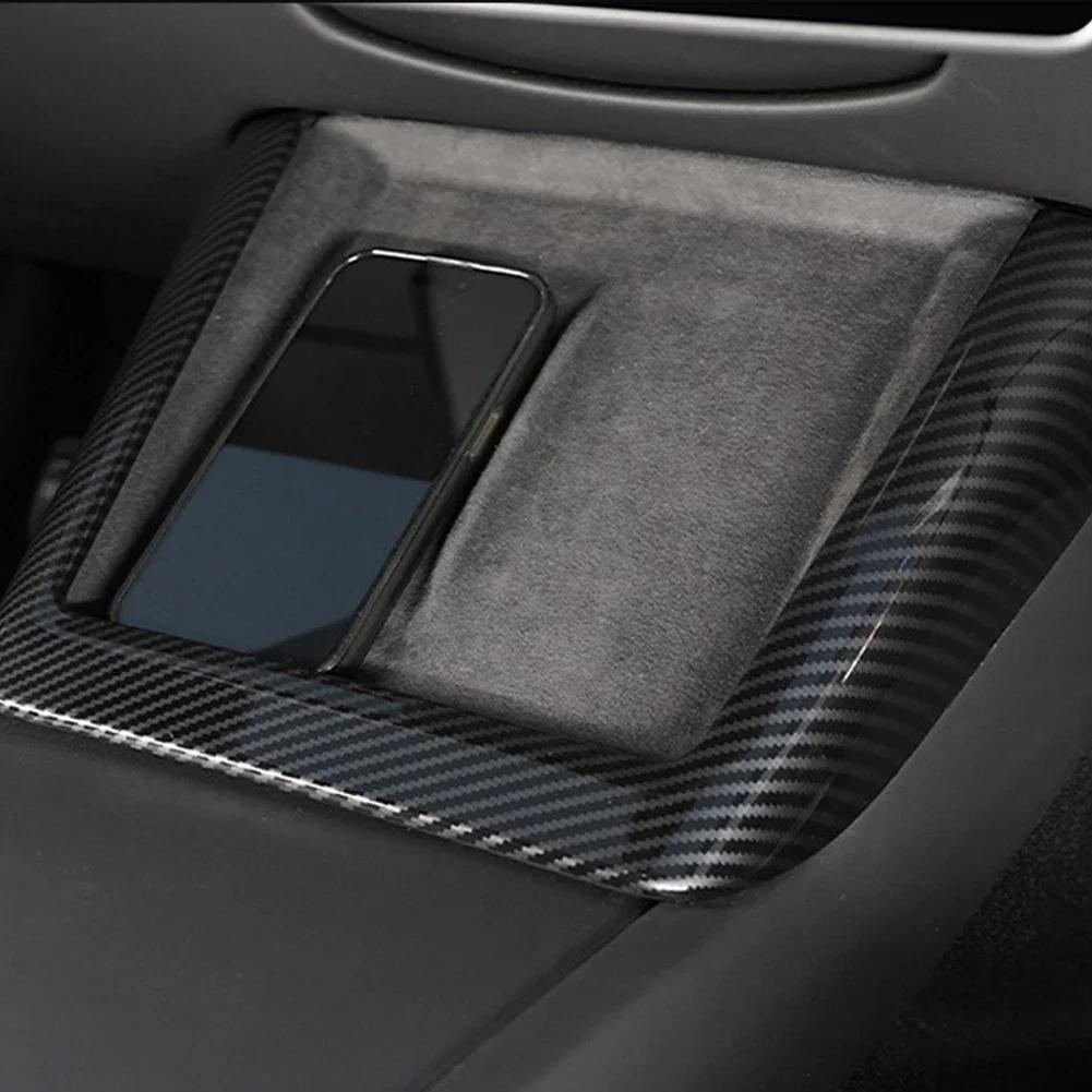 For Tesla Model 3 Highland 2024 ABS Wireless Charging Pad Panel Side Trim Decorative Strip Carbon Fiber Pattern Decorative Parts
For Tesla Model 3 Highland 2024 ABS Wireless Charging Pad Panel Side Trim Decorative Strip Carbon Fiber Pattern Decorative Parts