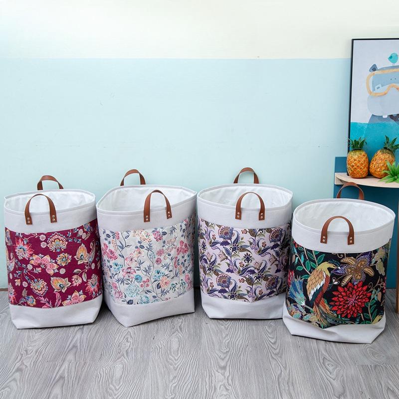 Fabric Folding ToysHousehold Large-capacity Clothes Baskets Storage Baskets Bathroom and Toilet Storage Buckets Dirty Clothes Baskets Flower Charm
Fabric Folding ToysHousehold Large-capacity Clothes Baskets Storage Baskets Bathroom and Toilet Storage Buckets Dirty Clothes Baskets Flower Charm