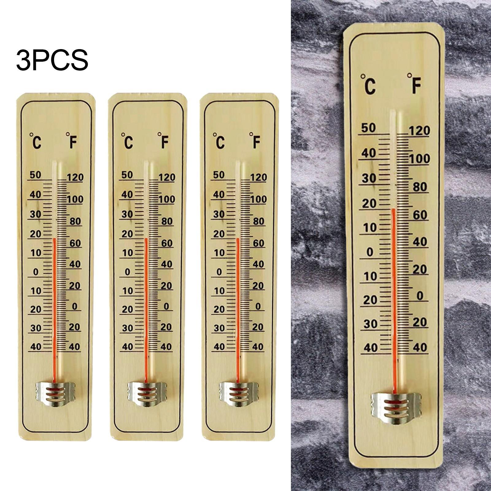 Дерев яний дерев яний термометр -40 °C до 50 °C 21,5 X 4,8 X 0,8 см Садовий термометр 3PCS
Дерев яний дерев яний термометр -40 °C до 50 °C 21,5 X 4,8 X 0,8 см Садовий термометр 3PCS