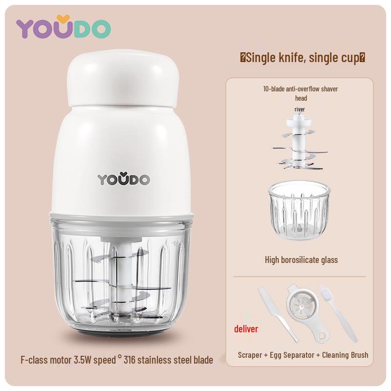 Youdo Multi-Functional Food Processor Set for Babies and Toddlers - Cooking Machine, Grinder, and Puree Maker
Youdo Multi-Functional Food Processor Set for Babies and Toddlers - Cooking Machine, Grinder, and Puree Maker