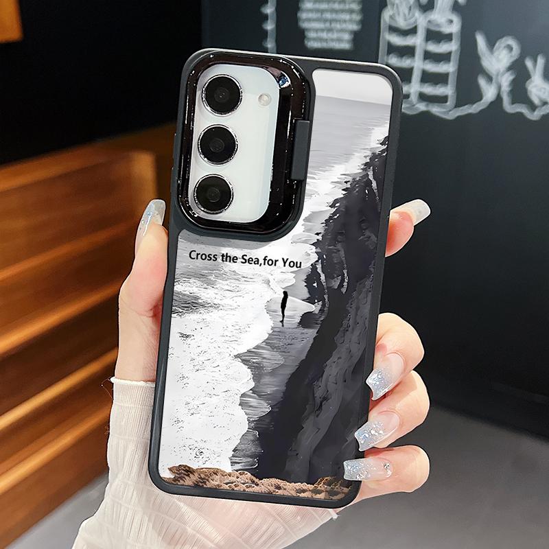 Черный морской узор держатель объектива мягкий TPU чехол для Samsung S24 Ultra S23 Plus FE A54 A34 A55 A35 A14 A52 A15 матовый силиконовый противоударный чехол для телефона Samsung S24 чёрный
Черный морской узор держатель объектива мягкий TPU чехол для Samsung S24 Ultra S23 Plus FE A54 A34 A55 A35 A14 A52 A15 матовый силиконовый противоударный чехол для телефона Samsung S24 чёрный