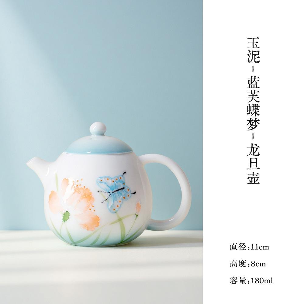 130ml Hand-painted Hibiscus Flower Butterfly Teapot Retro Tea Infuser Pot Tea Brewing Kettle With Ball Hole Drinkware Decoration
130ml Hand-painted Hibiscus Flower Butterfly Teapot Retro Tea Infuser Pot Tea Brewing Kettle With Ball Hole Drinkware Decoration