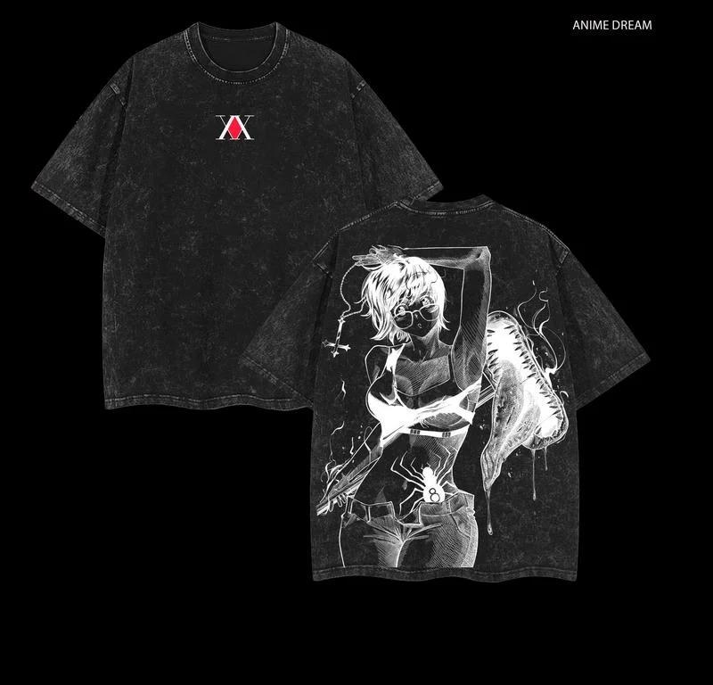 HUNTERHUNTER Manga Printed T Shirt Shizuku Anime Vintage Washed Tshirt Oversized Pure Cotton Acid Washed high quality soft TEE M
HUNTERHUNTER Manga Printed T Shirt Shizuku Anime Vintage Washed Tshirt Oversized Pure Cotton Acid Washed high quality soft TEE M