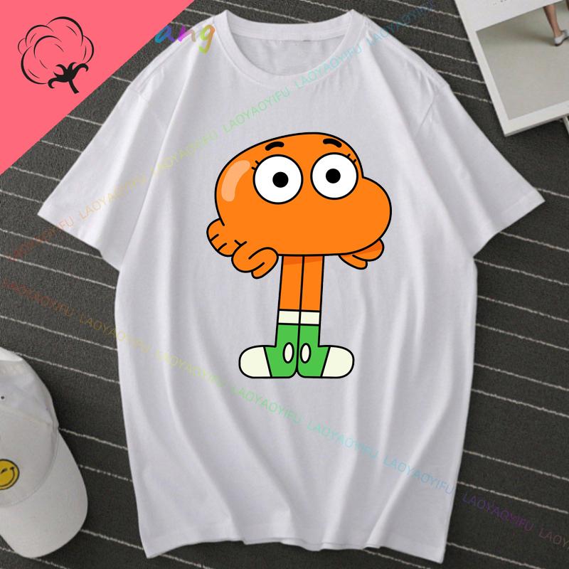 Funny Korean Amazing World Gumball Tshirt 100 Cotton Boys and Girls Y2k Clothes Short Sleeve Tee Mens Clothing S
Funny Korean Amazing World Gumball Tshirt 100 Cotton Boys and Girls Y2k Clothes Short Sleeve Tee Mens Clothing S