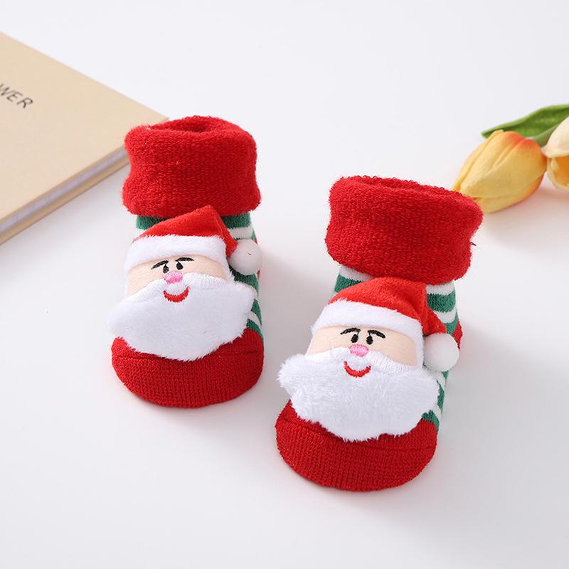 Newborn Baby Girls Boys Christmas Socks Cute Non-slip Socks Soft Lightweight Long Tube Socks for Fall Winter New Year Gift 0-1Years
Newborn Baby Girls Boys Christmas Socks Cute Non-slip Socks Soft Lightweight Long Tube Socks for Fall Winter New Year Gift 0-1Years