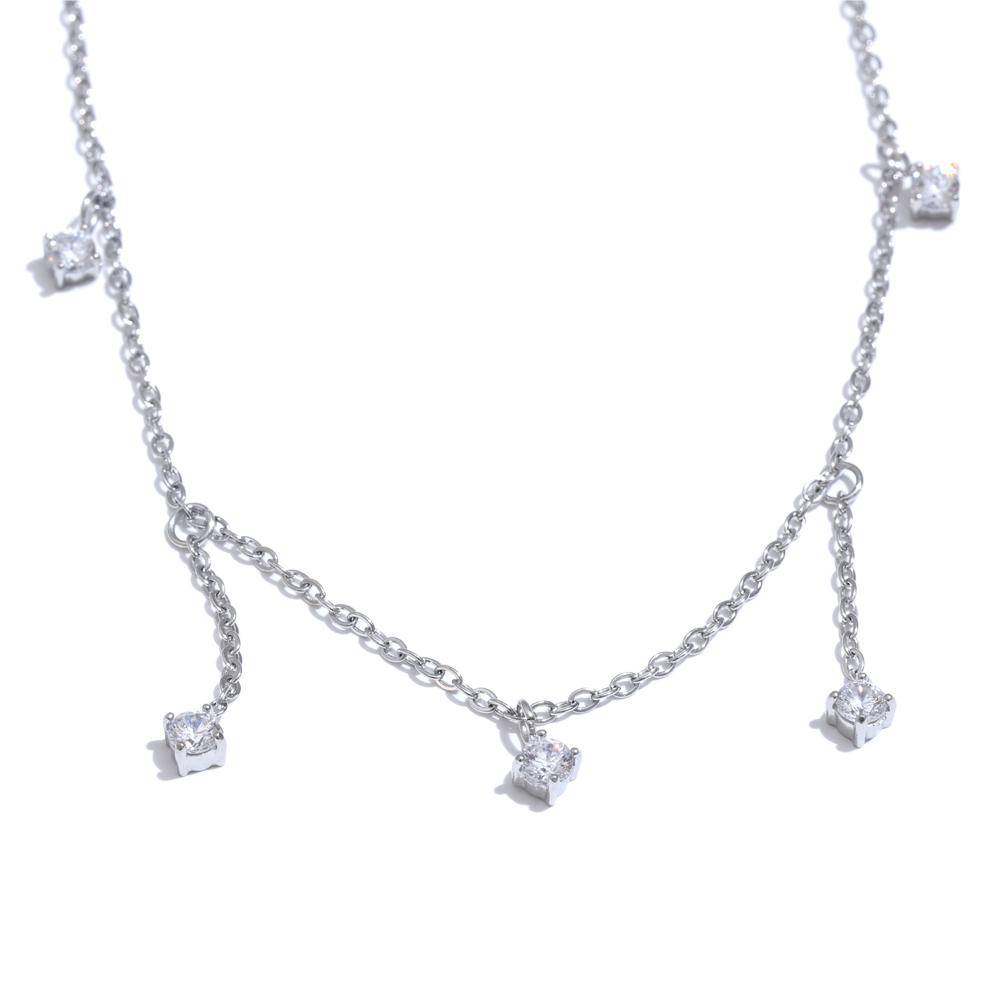 Yhpup Delicate Shiny Cubic Zirconia Drop Collarbone Chain Necklace Fashion Stainless Steel Temperament Delicate Jewelry Women
Yhpup Delicate Shiny Cubic Zirconia Drop Collarbone Chain Necklace Fashion Stainless Steel Temperament Delicate Jewelry Women