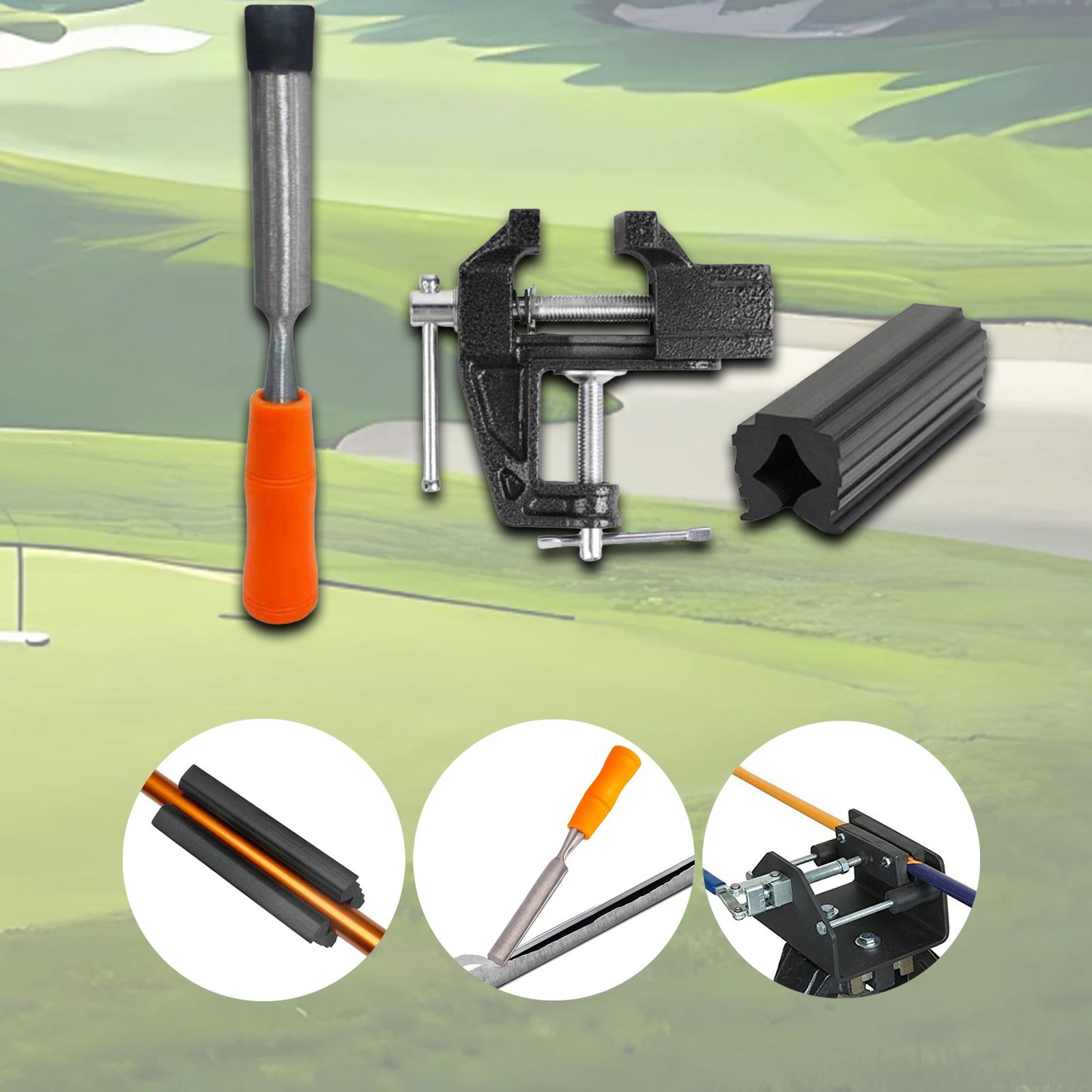 3 Pieces Grip Tape Removal Kit with Vise Accessories for Golf Clubs помаранчевий
3 Pieces Grip Tape Removal Kit with Vise Accessories for Golf Clubs помаранчевий