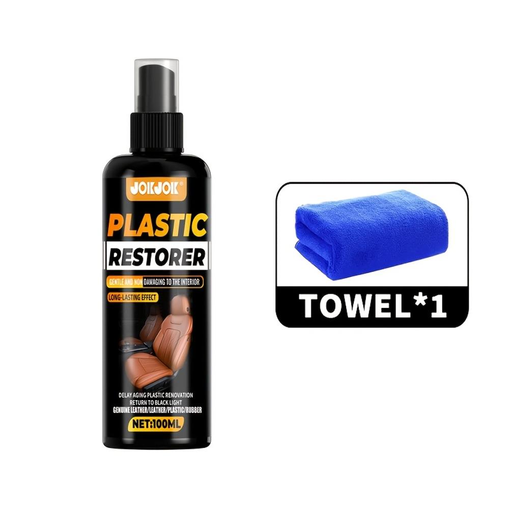 JOKJOK 100ml Car Plastic Restorer - Long-Lasting Black Gloss Polish for Dashboard & Plastic Surfaces, 3-4 Year Protection, Easy
JOKJOK 100ml Car Plastic Restorer - Long-Lasting Black Gloss Polish for Dashboard & Plastic Surfaces, 3-4 Year Protection, Easy