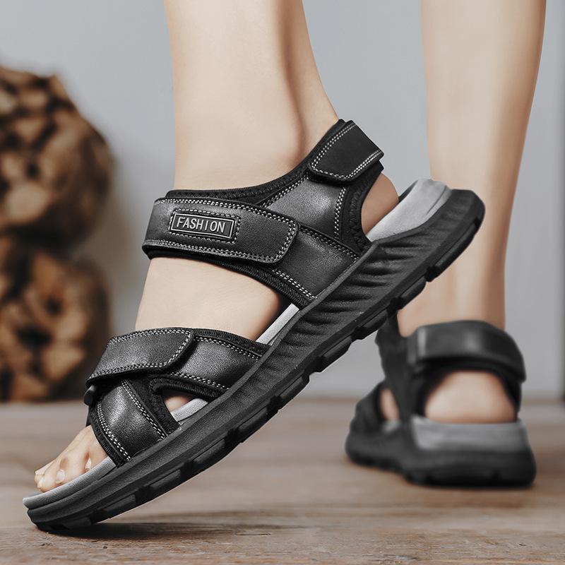 2025 summer new fashion men s sandals first layer cowhide beach sandals outdoor trend breathable big Shoes 39
2025 summer new fashion men s sandals first layer cowhide beach sandals outdoor trend breathable big Shoes 39