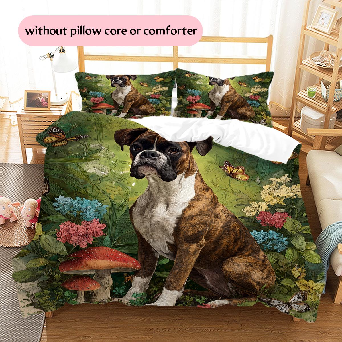 Boxer Pattern Bedding Home Decoration Birthday Gift (1 * duvet cover + 2 * pillowcase, without core) 135x200cm
Boxer Pattern Bedding Home Decoration Birthday Gift (1 * duvet cover + 2 * pillowcase, without core) 135x200cm