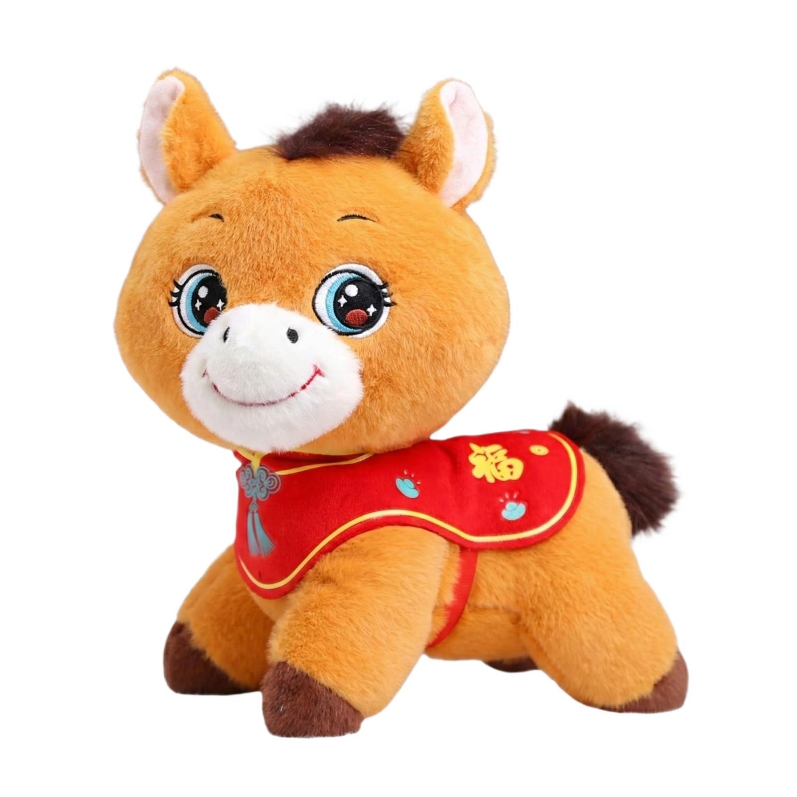Plush Horse Toy Soft Stuffed Animal Doll with Embroidered Details and Decorative Costume Suitable for Home Office or Gift Display One Size коричневый
Plush Horse Toy Soft Stuffed Animal Doll with Embroidered Details and Decorative Costume Suitable for Home Office or Gift Display One Size коричневый