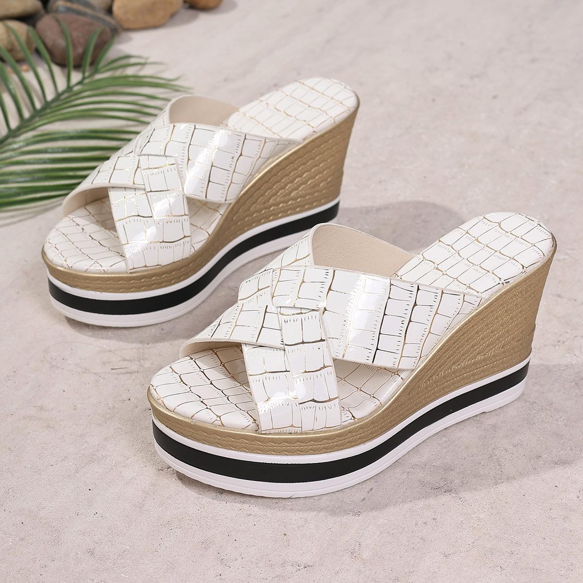 Fashion Peep Toe Women Wedge Sandals Summer Fashion Platform Sandals Woman Luxury Thick Sole Roman Designer Shoes Women Zapatos De Mujer 42
Fashion Peep Toe Women Wedge Sandals Summer Fashion Platform Sandals Woman Luxury Thick Sole Roman Designer Shoes Women Zapatos De Mujer 42