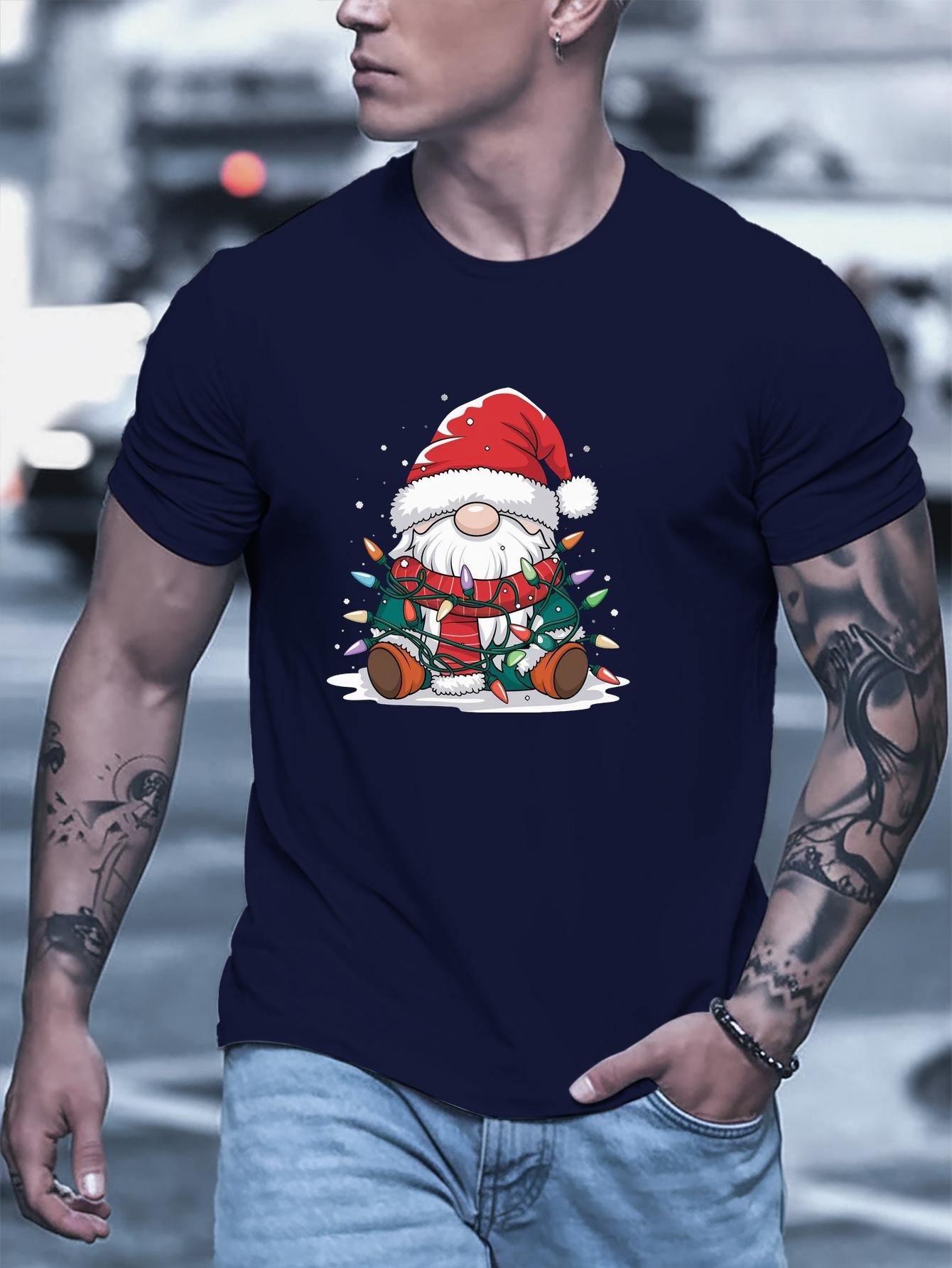 Summer Fashion T-shirt with Christmas Santa Print - Casual Round Neck XXL
Summer Fashion T-shirt with Christmas Santa Print - Casual Round Neck XXL