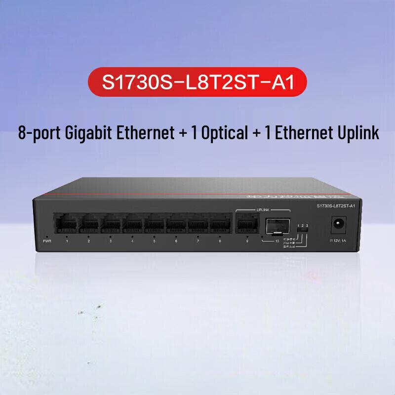 Huawei S1730S-L8T2ST-A1 Gigabit Enterprise Switch
Huawei S1730S-L8T2ST-A1 Gigabit Enterprise Switch