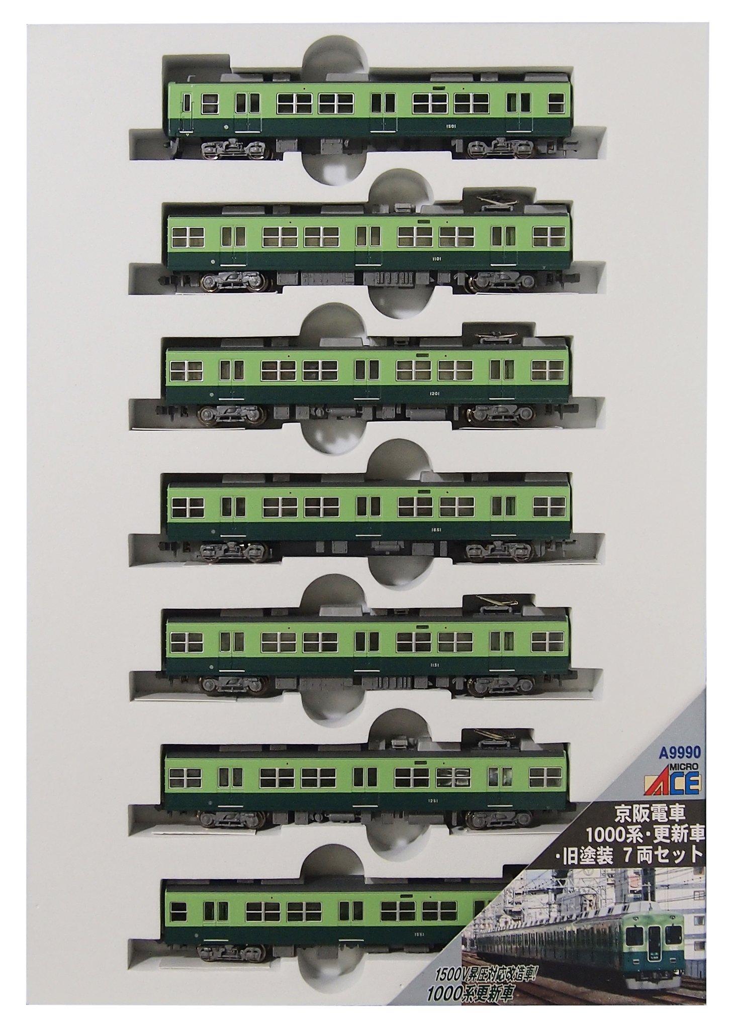 Micro Ace N Gauge Keihan Electric Railway 1000 Paint Set A9990 Железнодорожная модель поезда серии/Обновленный вагон/Старый 7-вагонный
Micro Ace N Gauge Keihan Electric Railway 1000 Paint Set A9990 Железнодорожная модель поезда серии/Обновленный вагон/Старый 7-вагонный