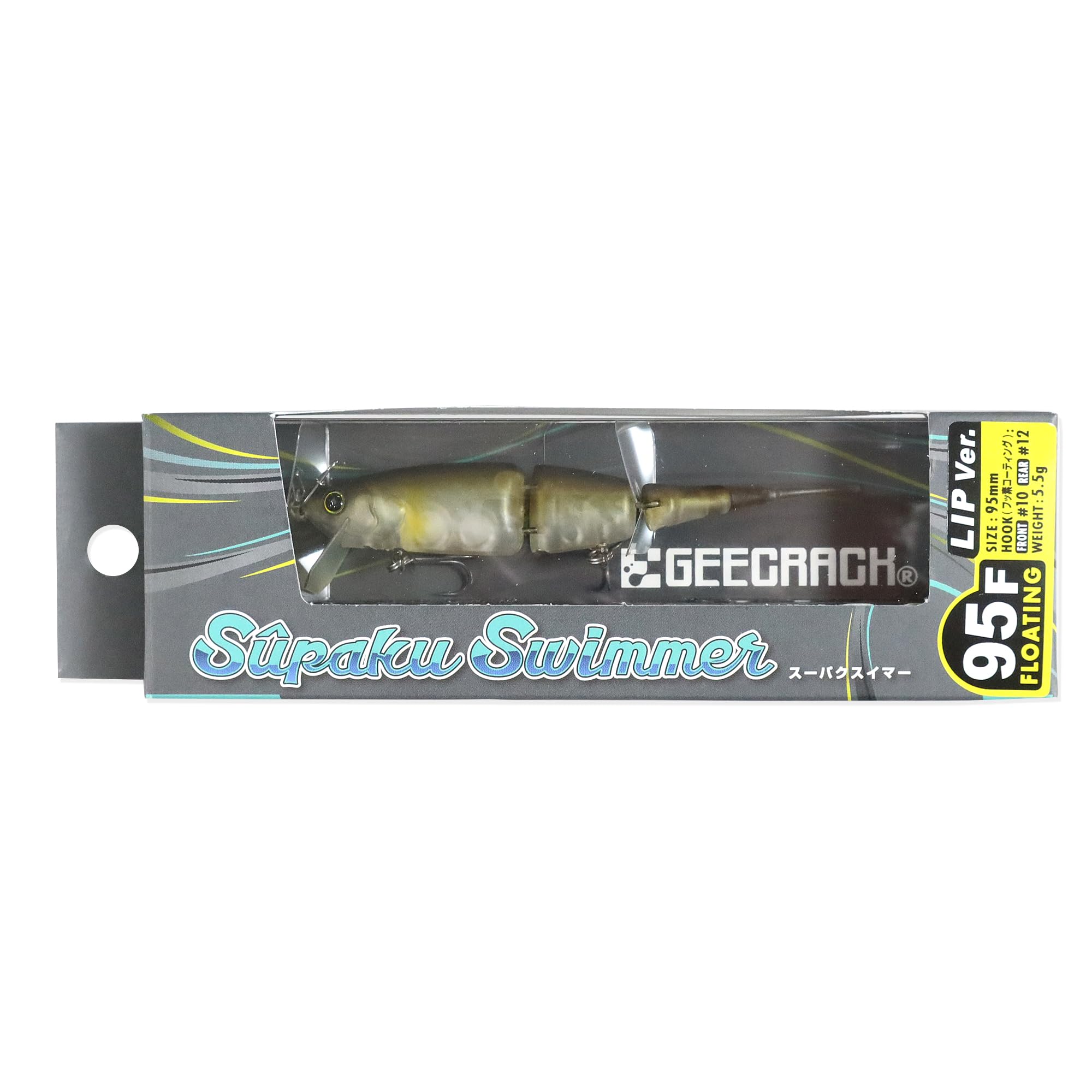 GEECRACK SUPAKU SWIMMER 95F Плавающий Призрак (#001 Аю)
GEECRACK SUPAKU SWIMMER 95F Плавающий Призрак (#001 Аю)