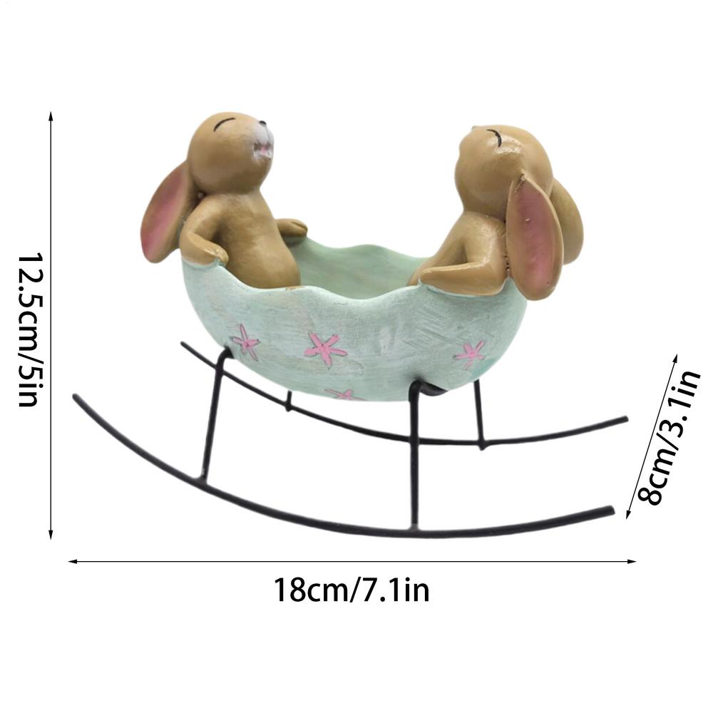Easter Rabbit Resin Ornament Garden Courtyard Decoration Bunny Bathing Cradle Ornament Indoor Desktop Home Decoration светло-зеленый
Easter Rabbit Resin Ornament Garden Courtyard Decoration Bunny Bathing Cradle Ornament Indoor Desktop Home Decoration светло-зеленый