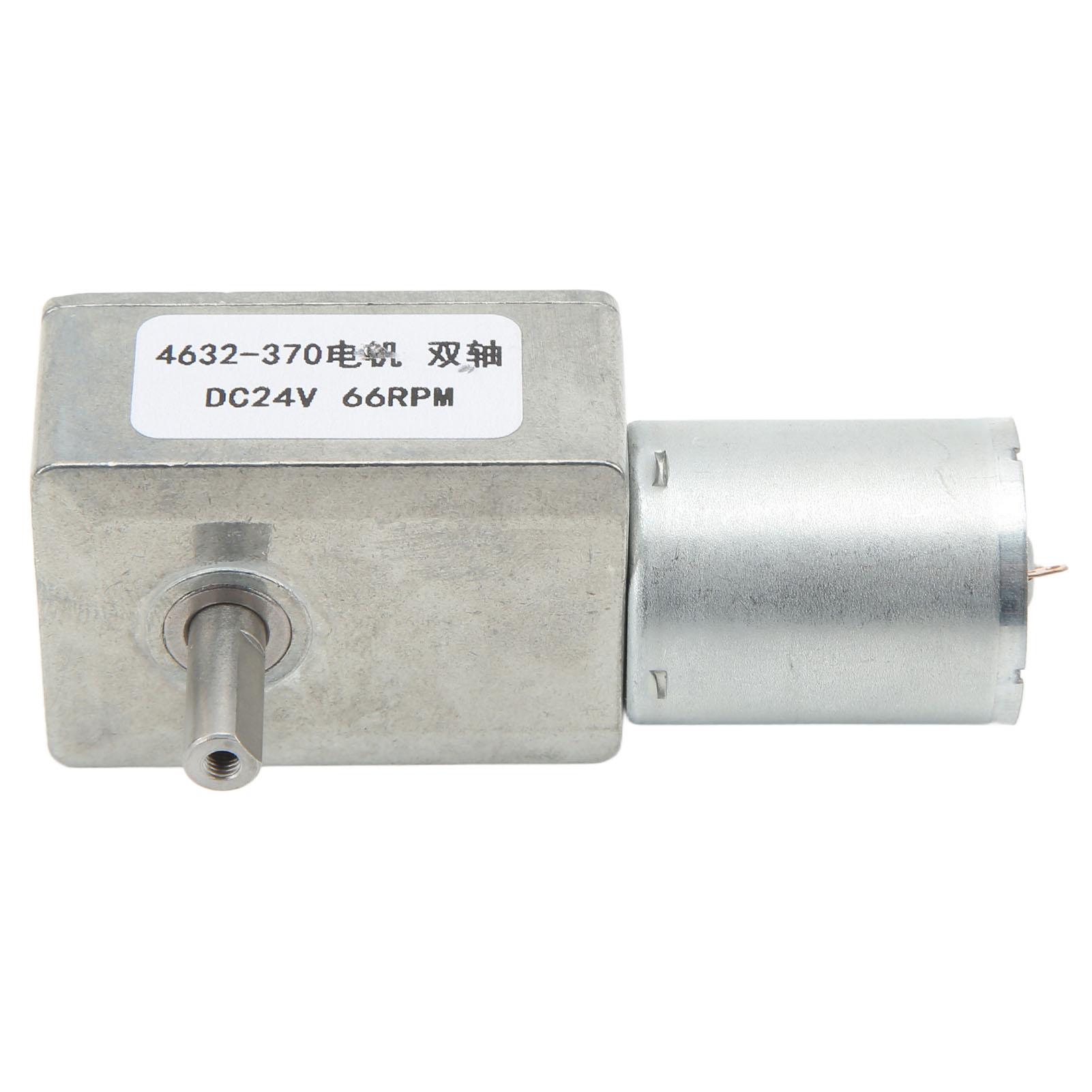 DC24V Double Shaft Worm Gear Motor 4632370 High Accuracy Speed Reduction Motor for Door Opener
DC24V Double Shaft Worm Gear Motor 4632370 High Accuracy Speed Reduction Motor for Door Opener
