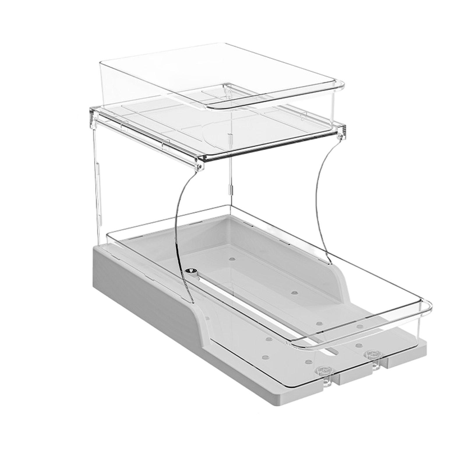 Double Layer Transparent Pull-Out Storage Organizer Drawer Stackable Kitchen Pantry Cabinet Shelf Container with Sliding Handle One Size
Double Layer Transparent Pull-Out Storage Organizer Drawer Stackable Kitchen Pantry Cabinet Shelf Container with Sliding Handle One Size