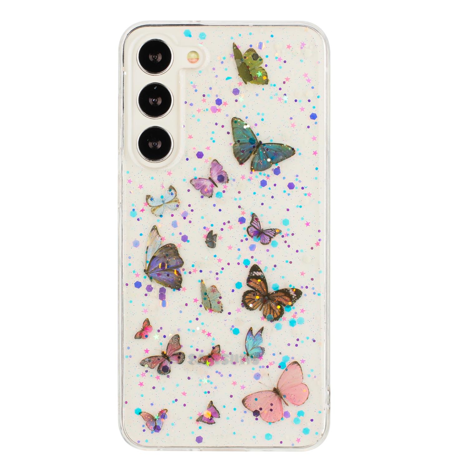 For Samsung Galaxy S23+ Case Anti Drop TPU Phone Back Cover Epoxy Glitter Butterfly Blue
For Samsung Galaxy S23+ Case Anti Drop TPU Phone Back Cover Epoxy Glitter Butterfly Blue
