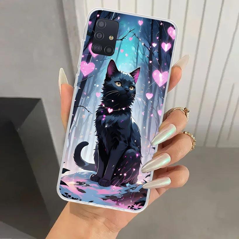 Anime Cat Rain Animal Phone Case for Samsung Galaxy A52 A32 A22 A12 A02S A50S A30S A10S Note 20 Ultra 10 Plus S10 A31 A20 A71 A7 Samsung A02
Anime Cat Rain Animal Phone Case for Samsung Galaxy A52 A32 A22 A12 A02S A50S A30S A10S Note 20 Ultra 10 Plus S10 A31 A20 A71 A7 Samsung A02