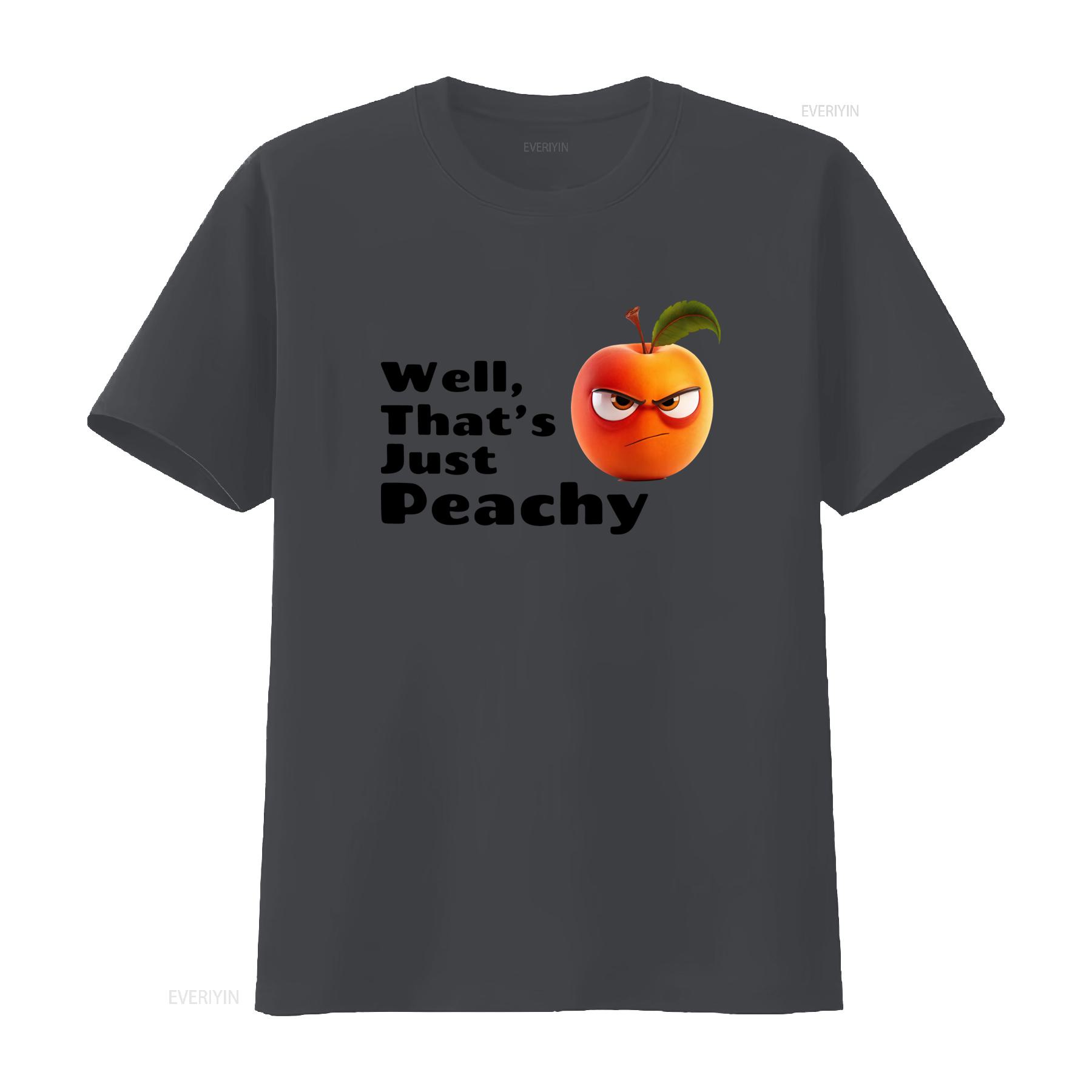 Funny Sarcasm Cute Just Peachy T Shirt with Angry Peach Design vintage Washed Breathable fashion Versatile graphic Slightly 4XL
Funny Sarcasm Cute Just Peachy T Shirt with Angry Peach Design vintage Washed Breathable fashion Versatile graphic Slightly 4XL