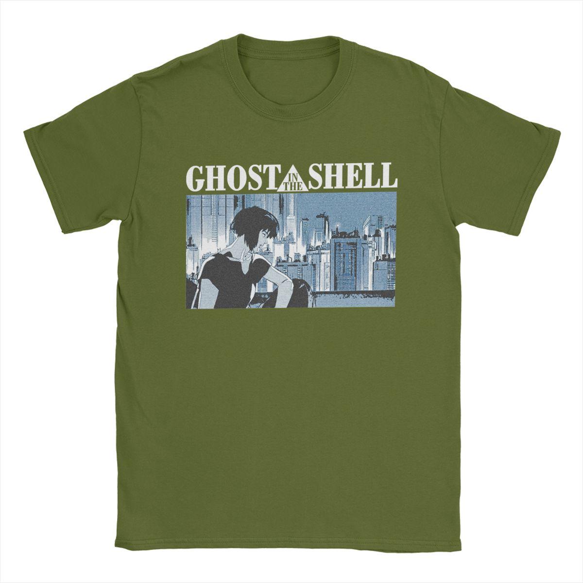 Men Ghost In The Shell T Shirts Anime Pure Cotton Clothes Casual Short Sleeve Round Neck Tee Shirt Plus Size T-Shirt 4XL
Men Ghost In The Shell T Shirts Anime Pure Cotton Clothes Casual Short Sleeve Round Neck Tee Shirt Plus Size T-Shirt 4XL